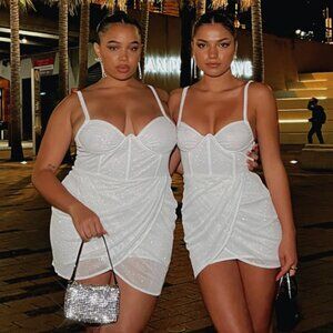 White Fox Surprise Surprise Mini Dress - NWT